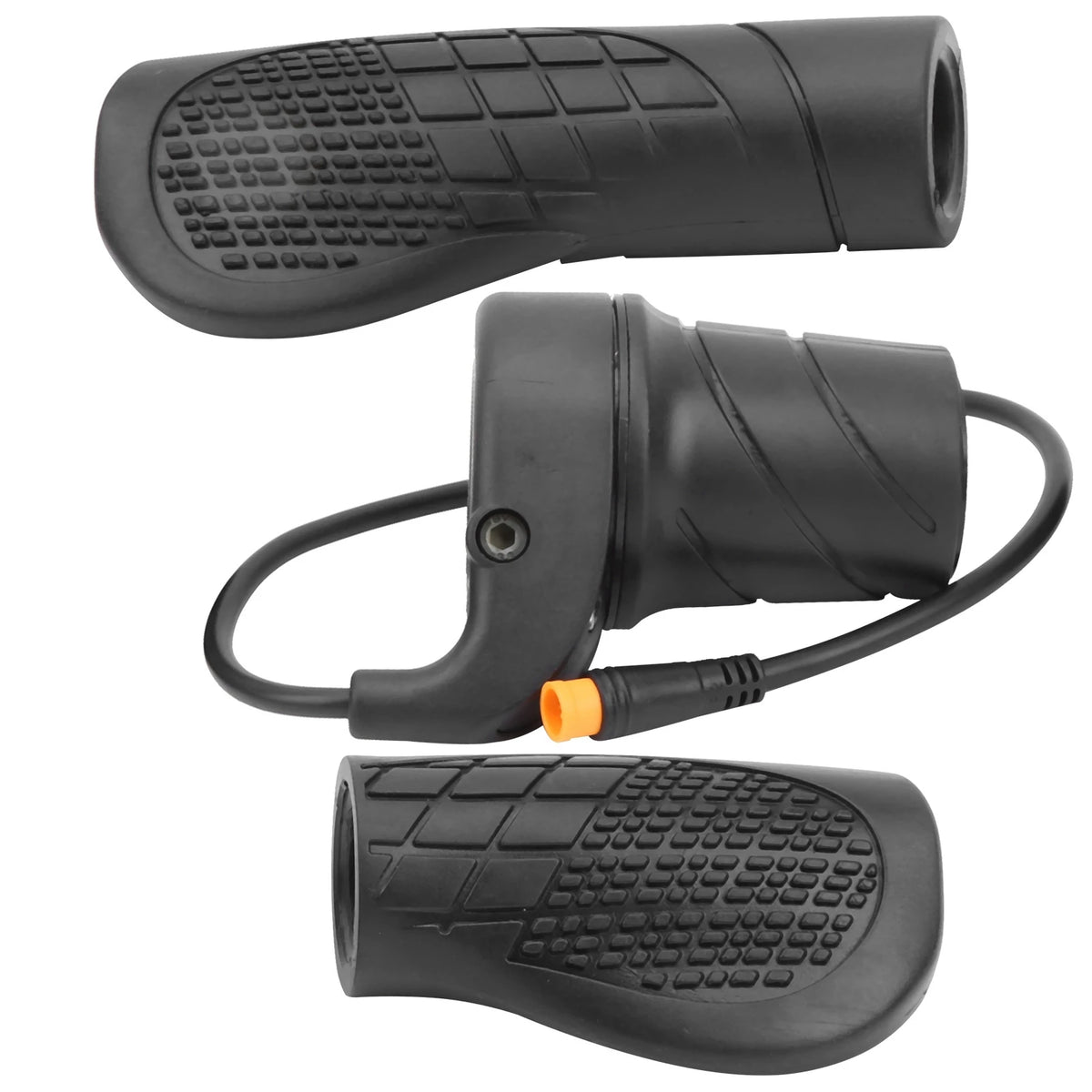 Electric Bike Half Twist Throttle Right Handle Throttle E-Bike Half Waterproof Connector for Electric Scooter Part
