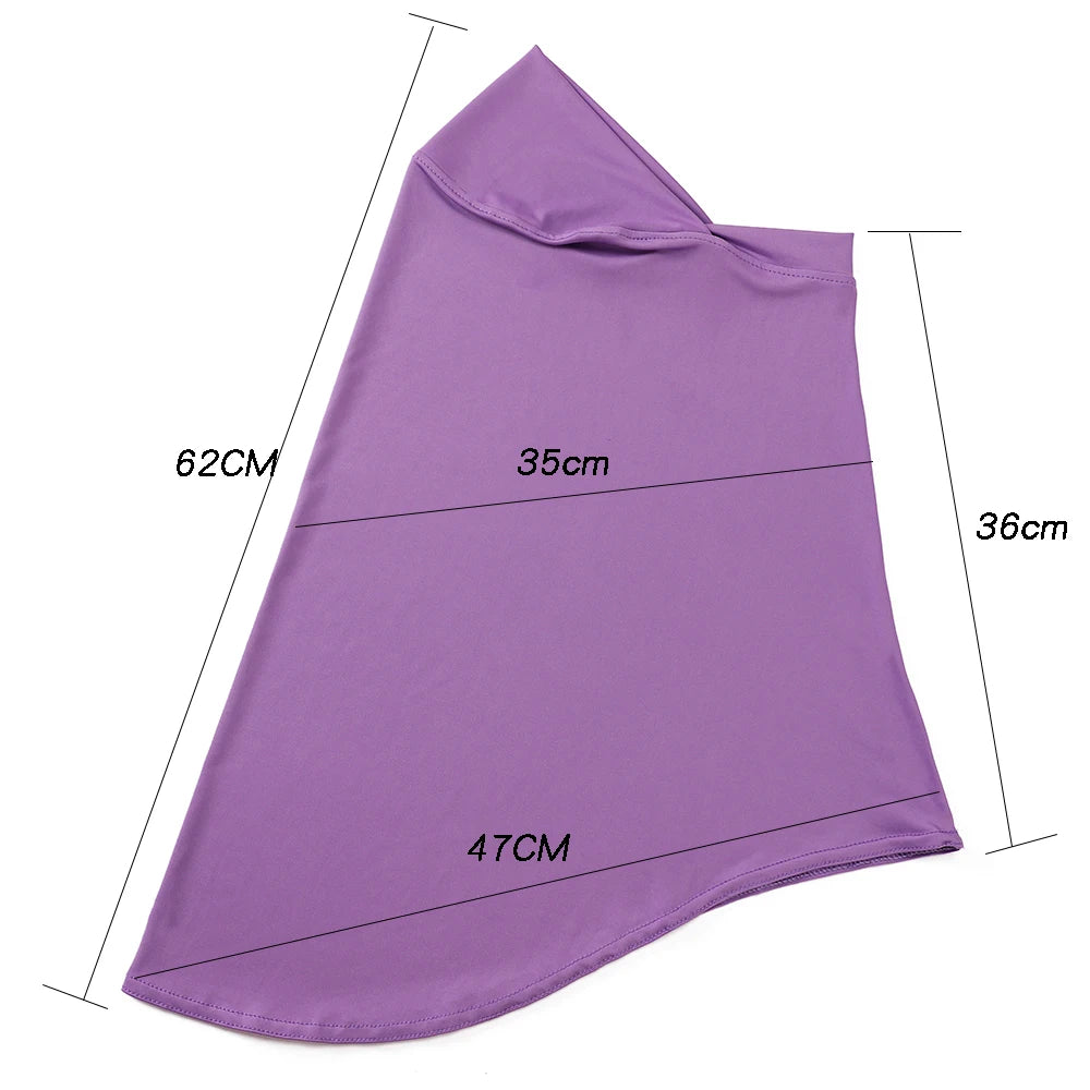 Islamic Full Cover Underscarf Stretch Turban Cap Hijab Bonnet Ready to Wear Snap Fastener Instant Hijab for Muslim Women