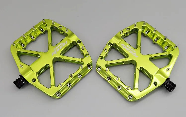 2024 new wide polished bicycle pedals Road Bicycle 3 Bearings Pedal  Mountain Bike Cycling Anti-slip Pedal