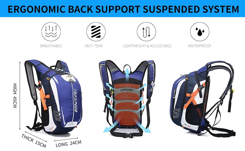18L Ultralight Outdoor Sports Backpack For Climbing Hiking Running Cycling Rucksack  Waterproof Hydration Trail Running Backpack