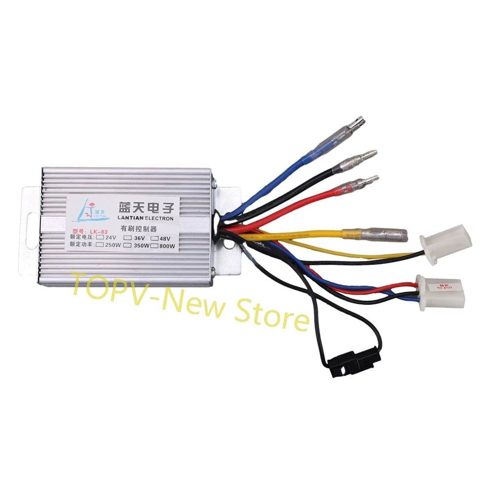 24V 250W Electric Bike Brush Motor Controller DC Electric Controller Electric Bike Motor Driver E-Scooter Part