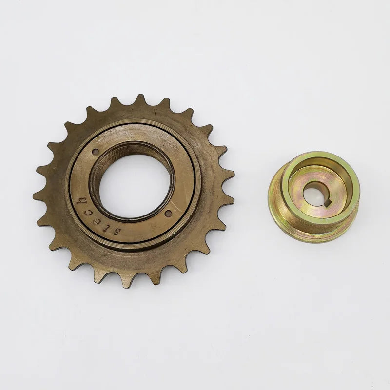 16T 18T 20T 22T Ebike Freewheel with Adaptor base for Unite Motor 1/2"x"1/8" Chain Fit #410 Bicycle Chain For right Drive motor
