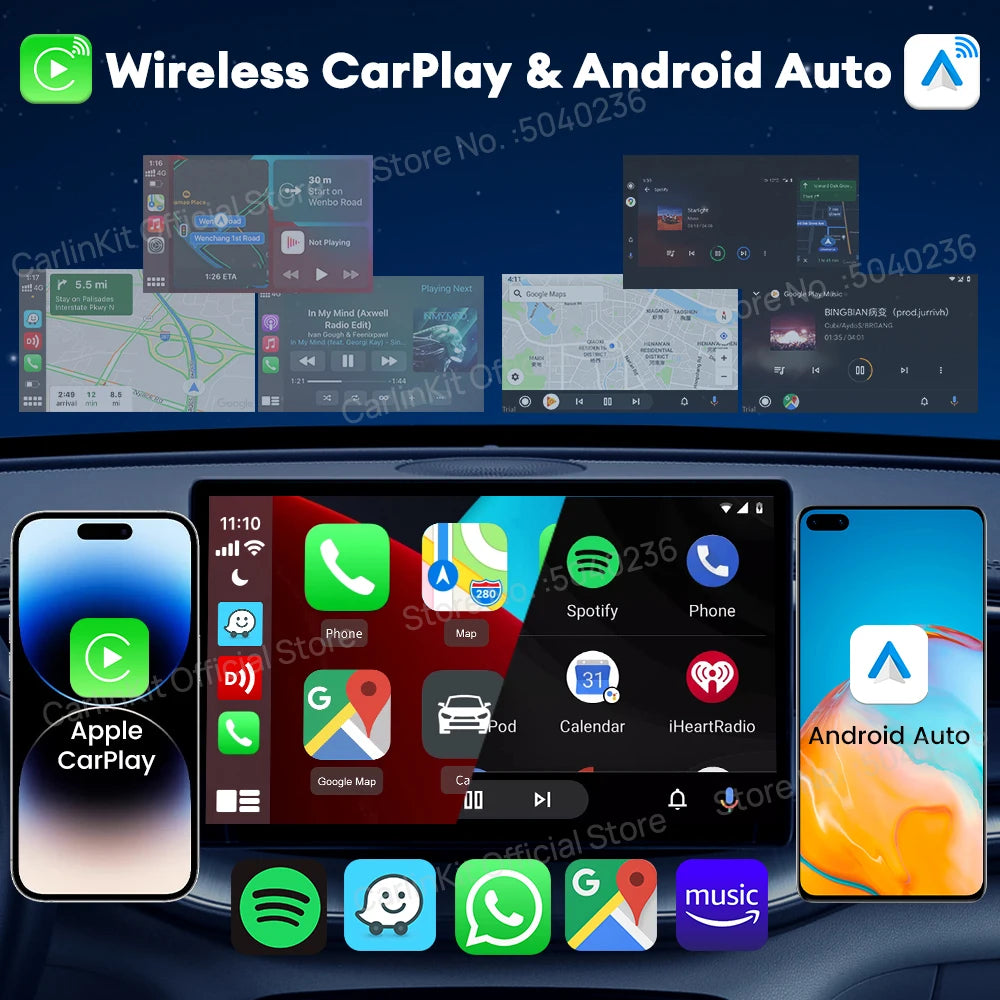 CarlinKit CCPA Wireless CarPlay Für Android Auto Radio Drahtlose Android Auto Drahtlose Auto Connect Mirrorlink Smart USB Adapter