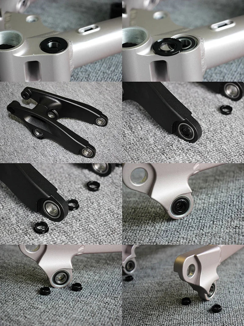 Bicycle Soft Tail Frame, Trunnion，Full Suspension, 29/27.5ER Boost, 148mm,Aluminium,  Travel 175mm 4 Links,MTB, AM DH Cycling