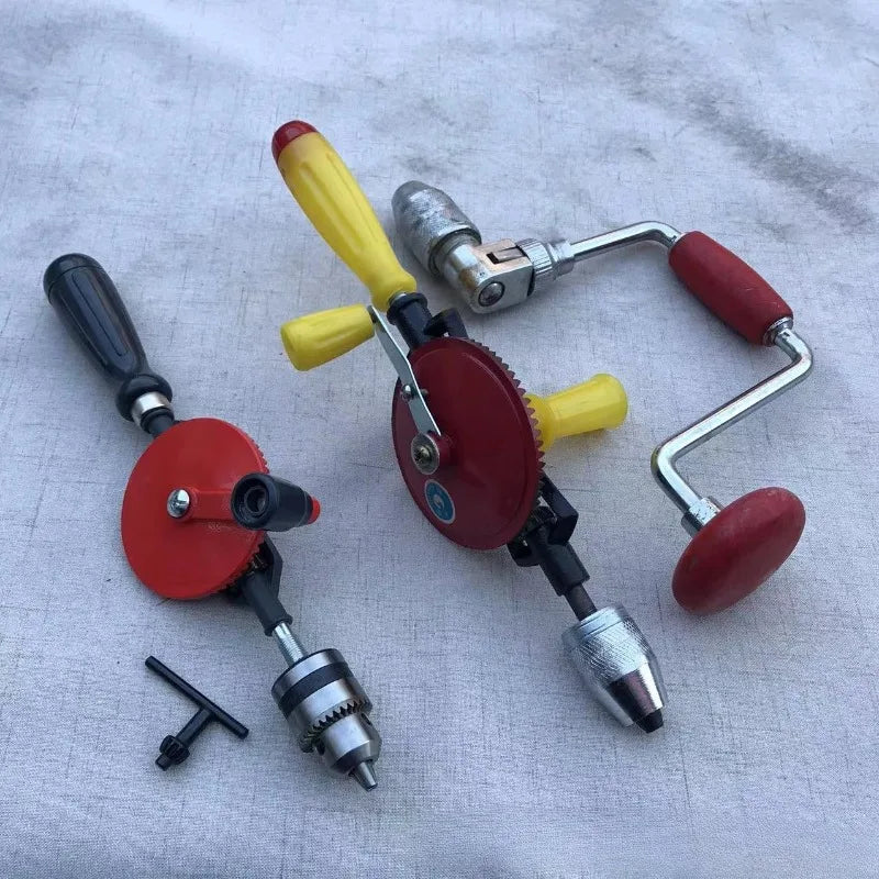Tragbare Manuelle Handkurbel Bohrer DIY Handwerk Loch Bohren Manuelle Holzbearbeitung Bohrer Multifunktionale Holz Hand Werkzeug