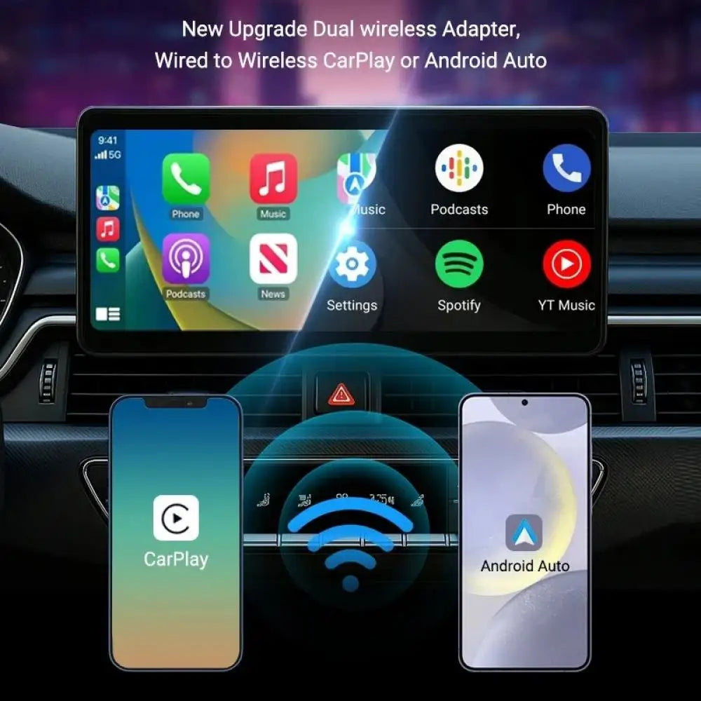 Wireless Adapter Smart Wireless CarPlay Android Auto USB Dongle WiFi Bluetooth Auto Connection OTA Upgrade für Original-Autos