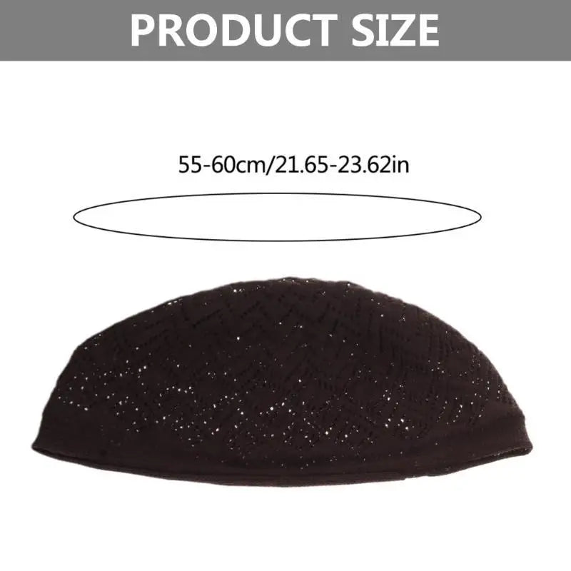 39BD Islamic Prayer Hat for Men Crochet Net EID Ramadan Hijabs Caps 5Pieces