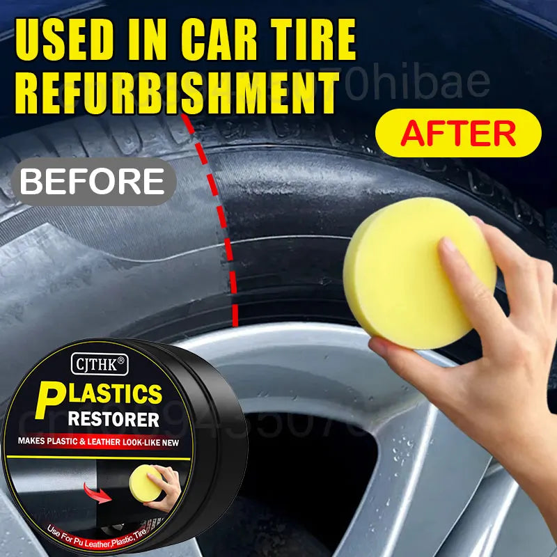 Auto Kunststoff Restaurator Auto Innen Panel Erneuerung Wachs Beschichtung Leder Kunststoff Gummi Polnischen Reparatur Auto Reconditioning Creme Pflege