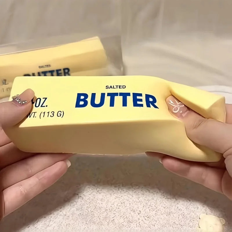 Butter Stick Squishy Squeeze Fidget Toy Sticky Butter Stick Shapeable Slow Rebound Fidget Squeeze Toy Adult Sensory Fidget Toys