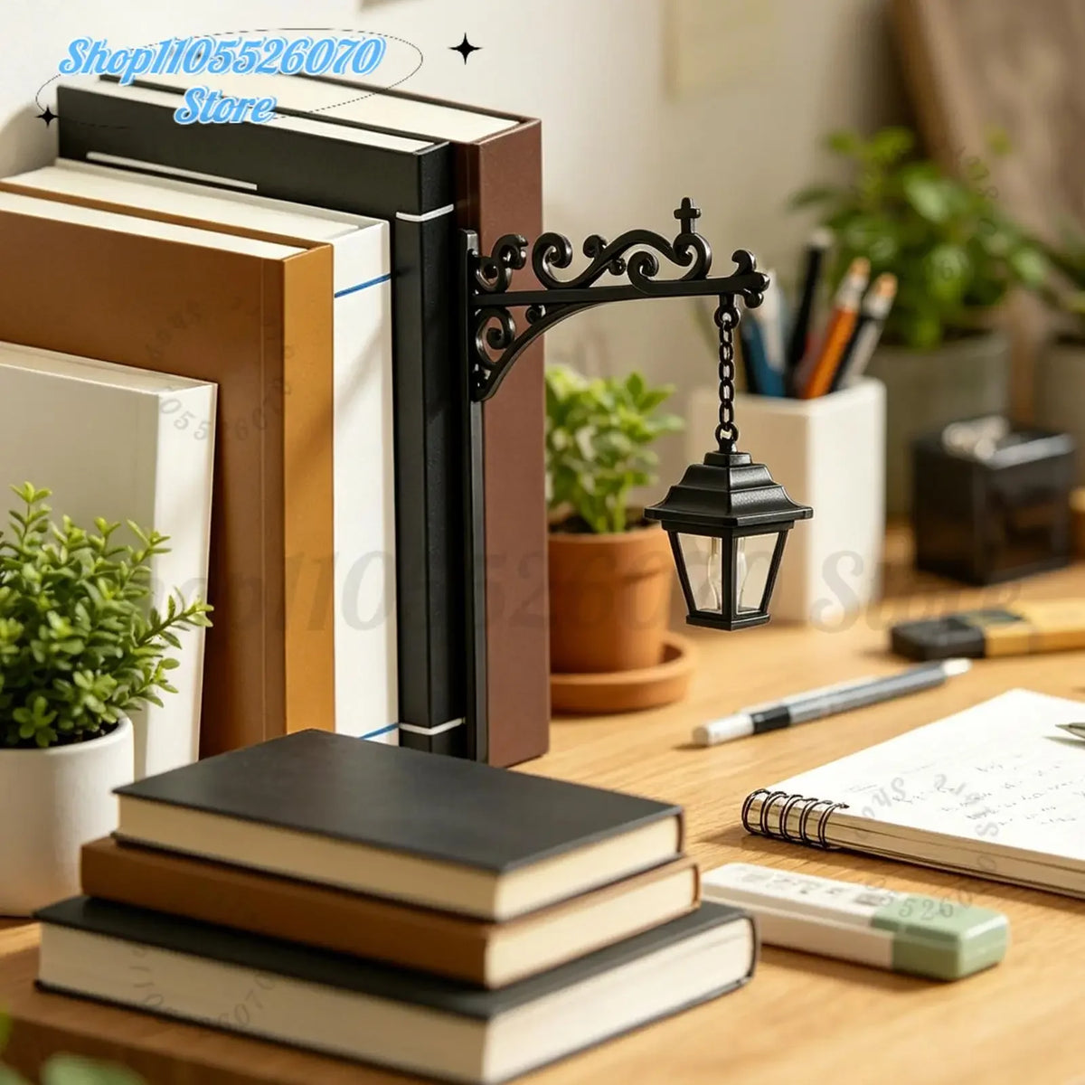 2026 Library Lantern-Decorative Bookshelf Lighting, Warm LED Nightlight, Miniature Shelf Light, Home Desk Hanging Ornament