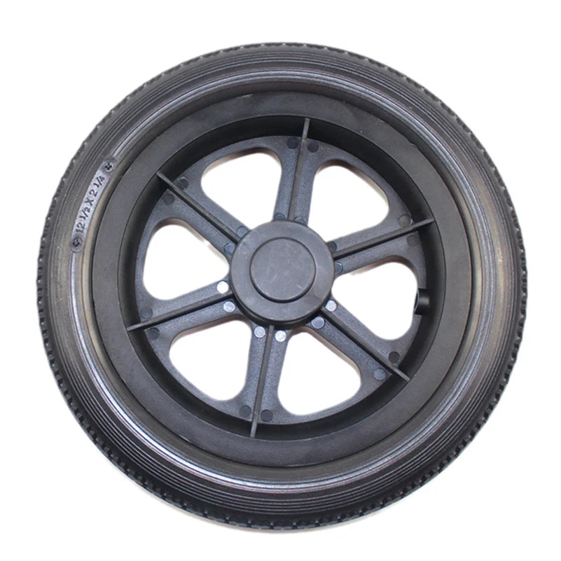 12 Inch Tire 12 1/2 X 2 1/4 Wheels Alloy Rims Fits Many Gas Electric Scooters and E-Bike Folding Electric Bicycle