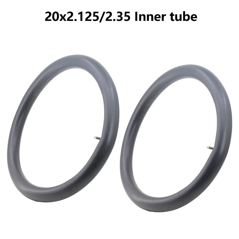 20-Inch E-Bike Inner Tube (20X2.125/2.35): High-Quality Rubber, Durable for Electric Bicycles