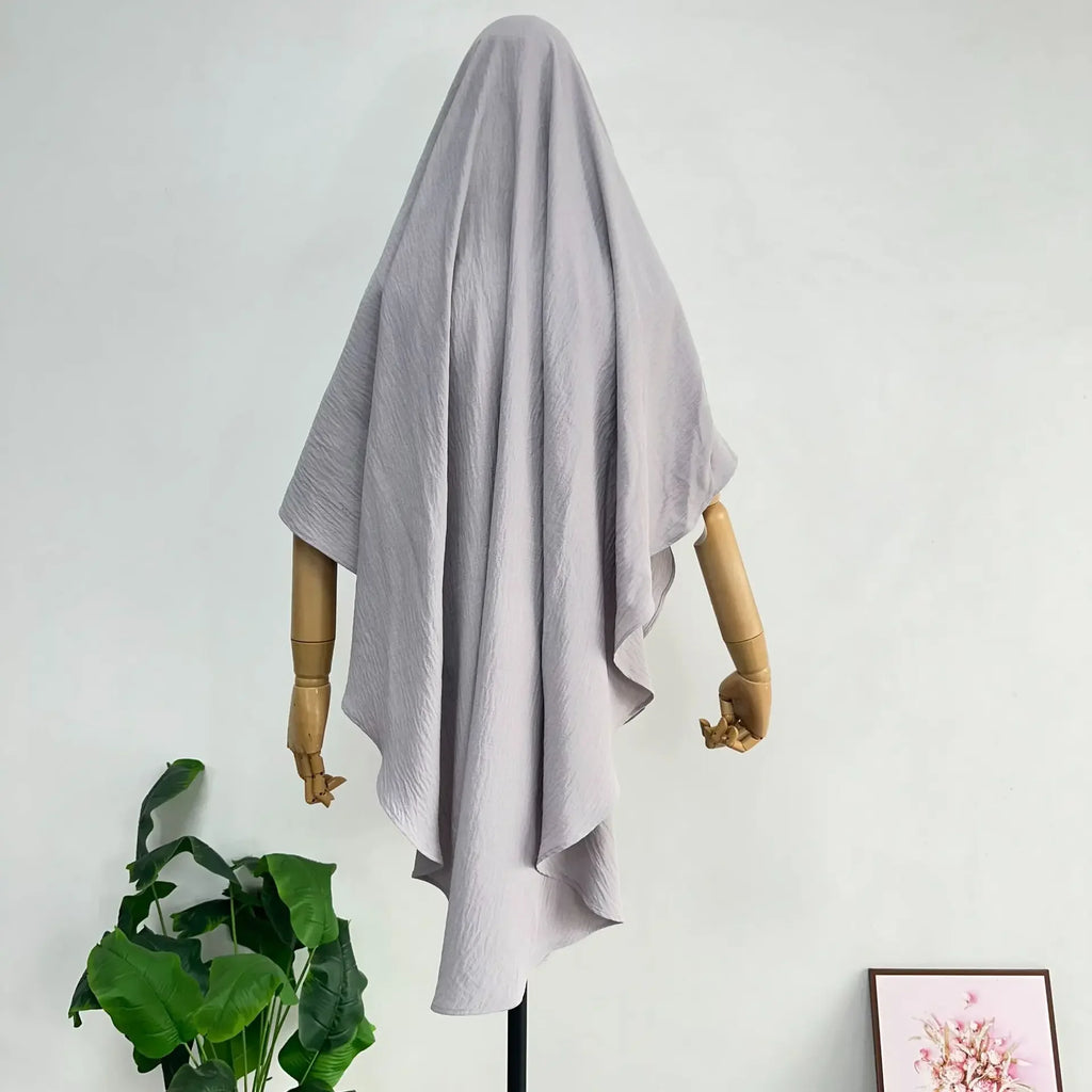 Eid Muslim Khimar Women Hijab Islamic Dubai Scarves Turban Arab Headdress Ramadan Morocco 2025 Praying Long Hijabs Headscarf