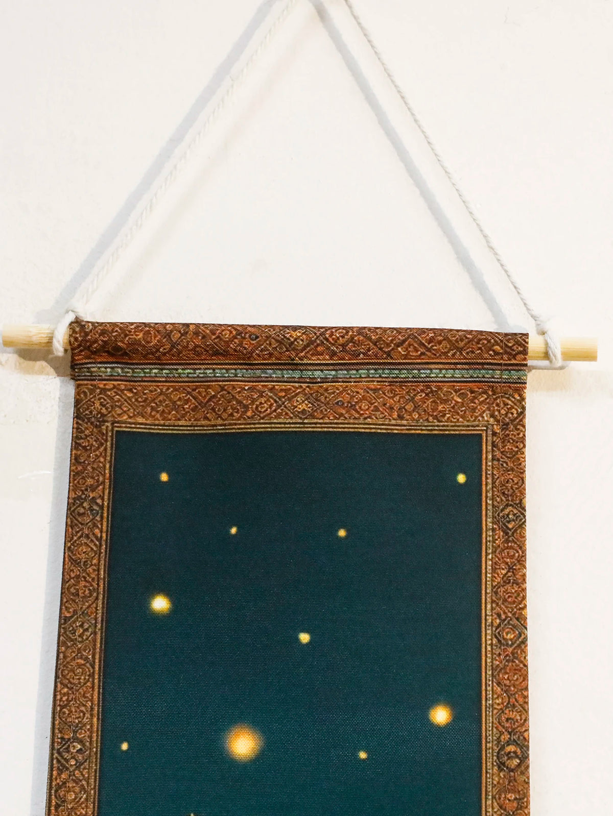 Islamic Ramadan Wall Banner Moon Lantern Mosque Tapestry for Eid Mubarak Kareem Muslim Festival Home Decor Hanging Ornament Gift