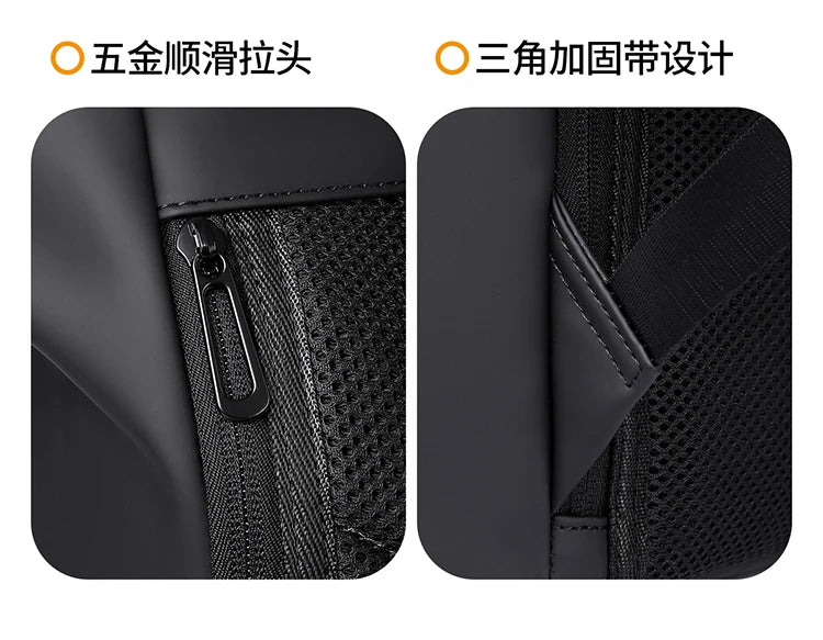 Oxford Erweiterbare Herrenrucksäcke, wasserdichter Sport-Reiserucksack für Herren, 15,6 Zoll Laptoptasche, Luxustaschen, Mochilas Para Hombre