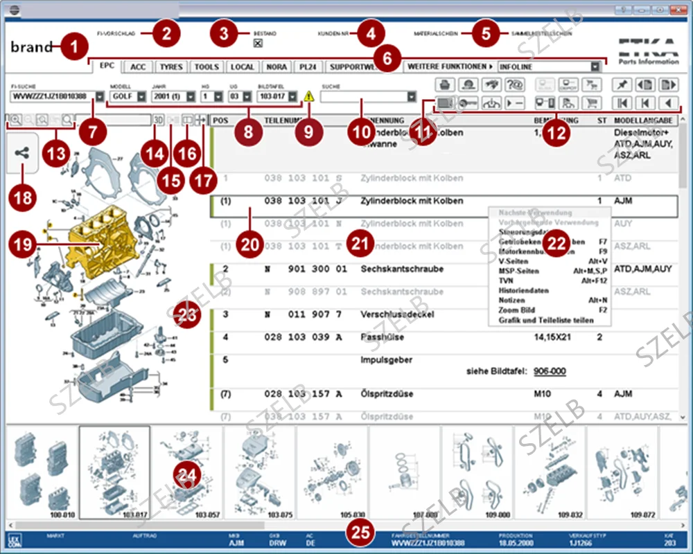 2026 Heiß! ETKA 8.6+ Elsawin 6.0 für V/W+AU//DI+SE//AT+SKO//DA Auto-Reparatur-Software Fahrzeuggruppen Elektronische Teile Katalog
