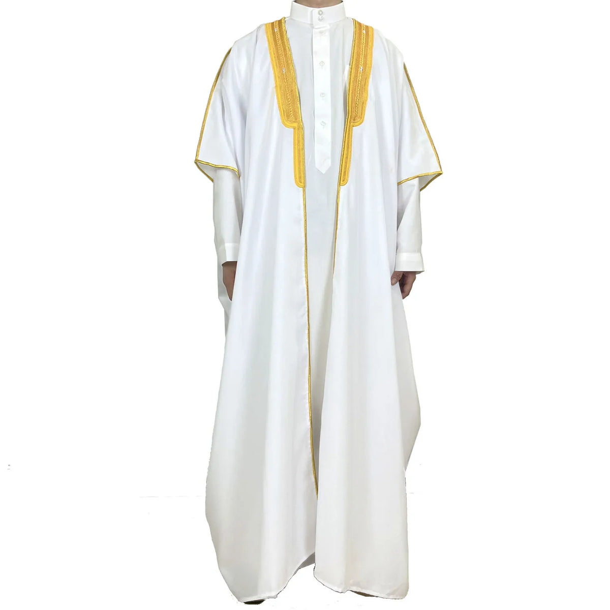 Islamische Dubai Saudi Abayas Gebet Abaya Naher Osten Herren Robe Muslim Kleid Kimono Dishdasha Kleidung Kaftan Ramadan Jubba Thobe