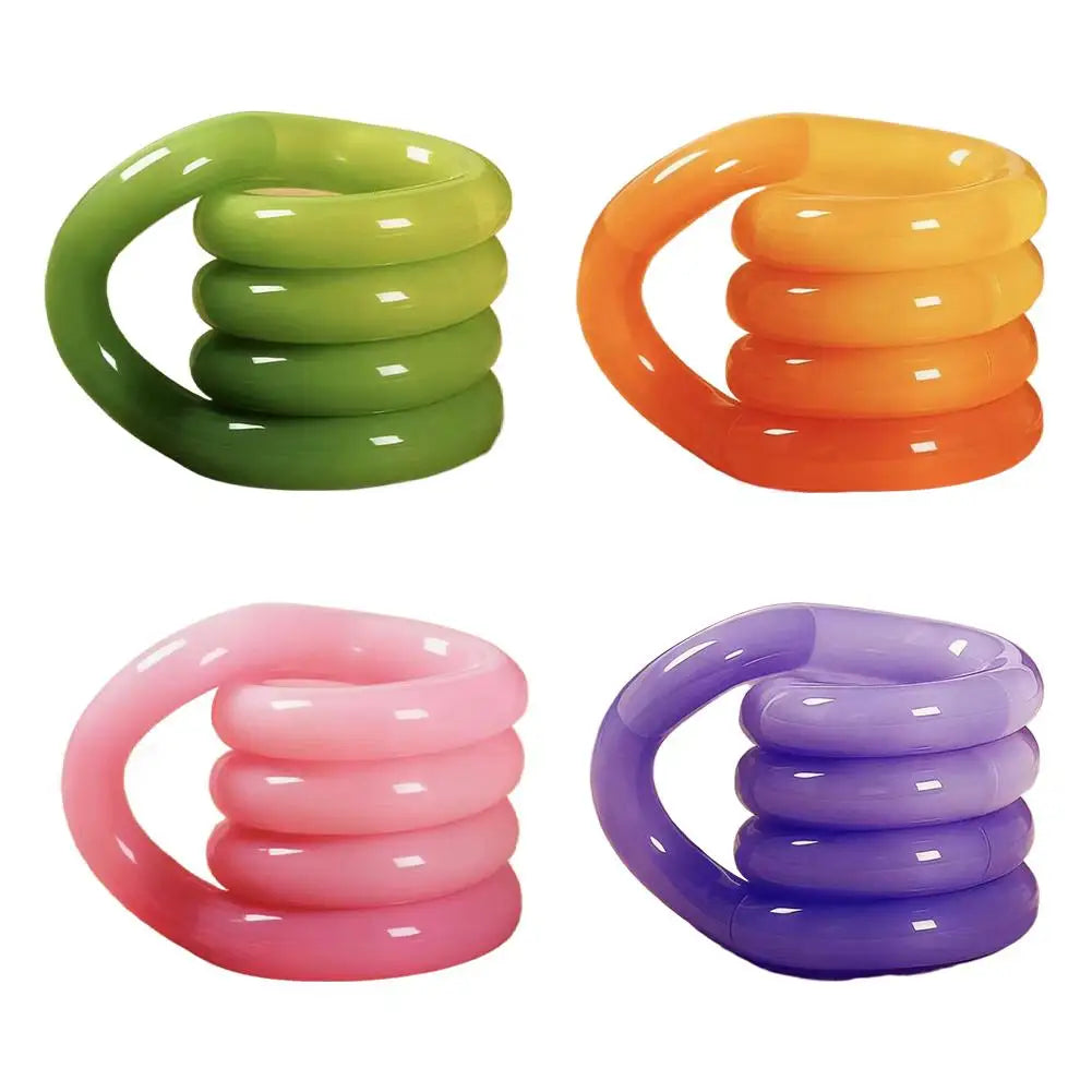 Twisty Fidget Toys Twist And Spin Sensory Toys Changes Color With Temperature For Kids Adults Stress Relief Toys