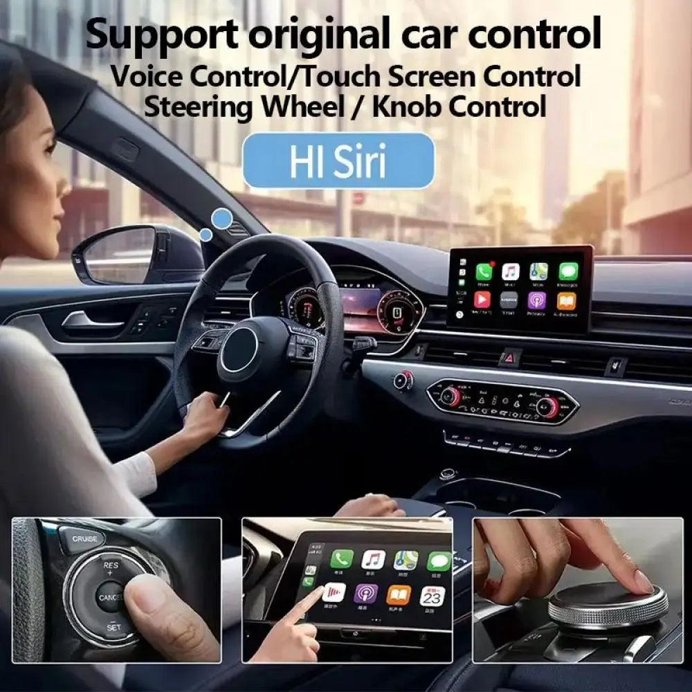 Wireless Adapter Smart Wireless CarPlay Android Auto USB Dongle WiFi Bluetooth Auto Connection OTA Upgrade für Original-Autos