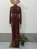 Eid Muslim Dress for Women Fashion Elegant Pleated Long Dresses Morocco Party Abayas Ramadan Belted Vestidos Islamic Arab Robe