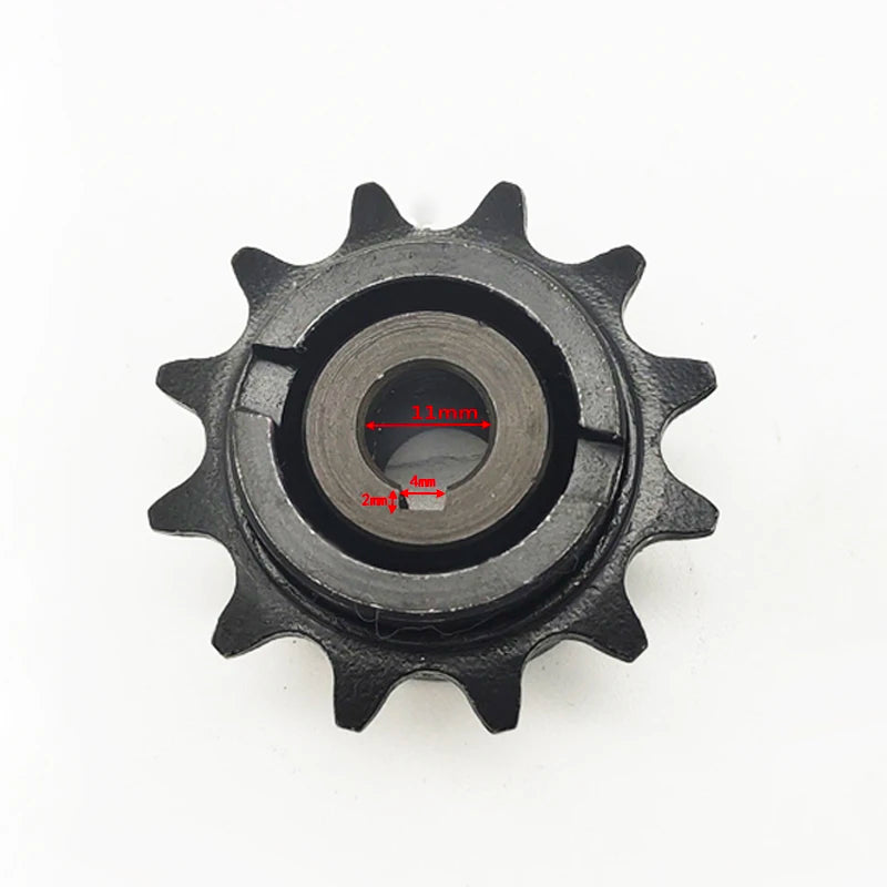 16T 18T 20T 22T Ebike Freewheel with Adaptor base for Unite Motor 1/2"x"1/8" Chain Fit #410 Bicycle Chain For Left Drive motor