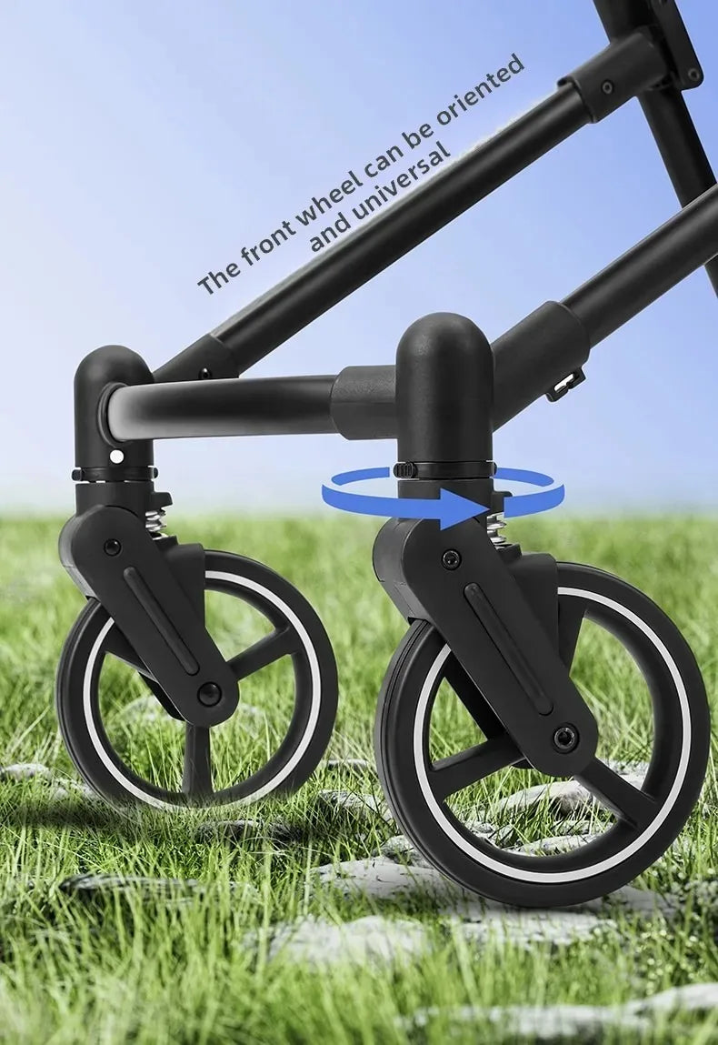 2026 Foldable Multifunctional Twin Stroller Convertible Lightweight Baby Bike EU Shipping