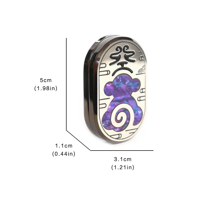 ZSTB Wu Kong Mechanic Fidget Slider  Autism Metal EDC Fidget Toys Office Desk Toys Anxiety Stress Relief Toys Adult Gift