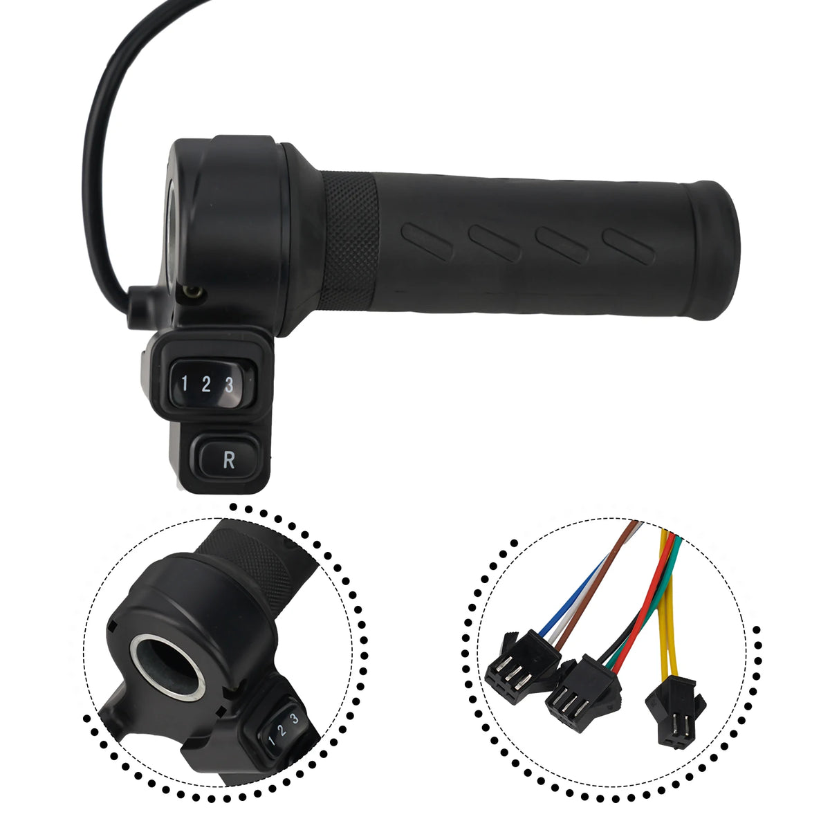 Charge Up Your Ride With 3speed EBikeTwist Speed Throttle For Electric Scooter Bicycle Ensuring Uncompromised Bike Control