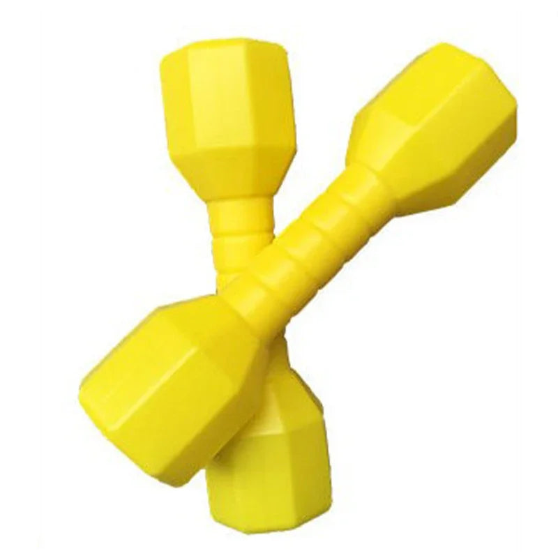 2pcs Children Dumbell Plastic Fitness Equipment Kids Training Performance Outdoor Dancing Tool Workout Exercise Colorful Toy