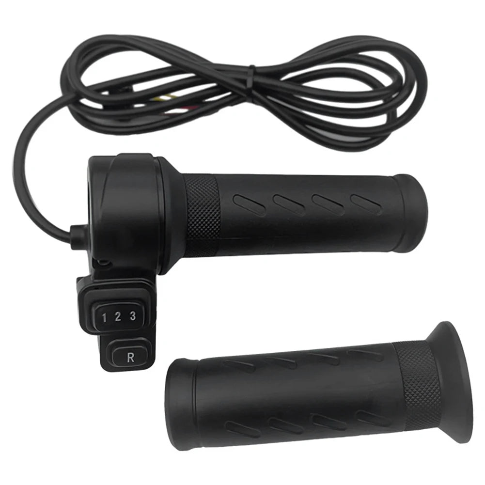 1Pair 3 Speed EBikeTwist-Speed Throttle Ebike Right/Left Handle Helf Twist-Throttle 24V 36V 48V 72V For Electric Scooter Bicycle