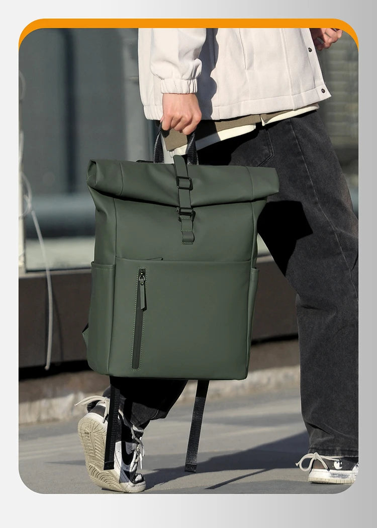 Oxford Erweiterbare Herrenrucksäcke, wasserdichter Sport-Reiserucksack für Herren, 15,6 Zoll Laptoptasche, Luxustaschen, Mochilas Para Hombre