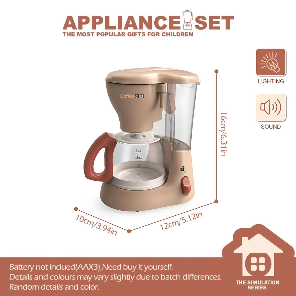 Home Appliance Toy,Kitchen Toy, Kitchenware Accessories ,Household,Lifelike Creative Realistic Electrical Interactive Modeling