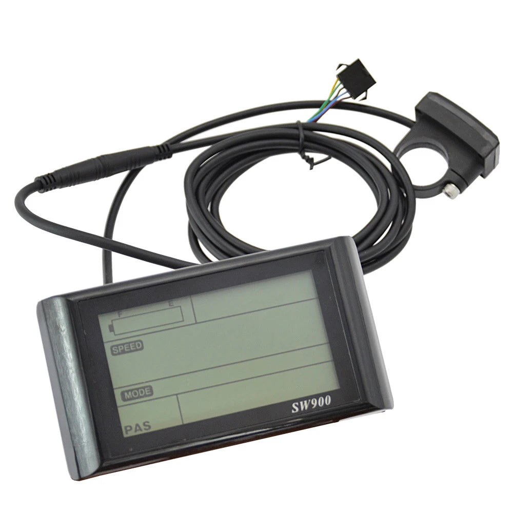 1 Set 5 Pin / 6 Pin E-bike Electric Bicycle E-Scooter LCD Display Color Screen Intelligent Instrument Durable And Practical
