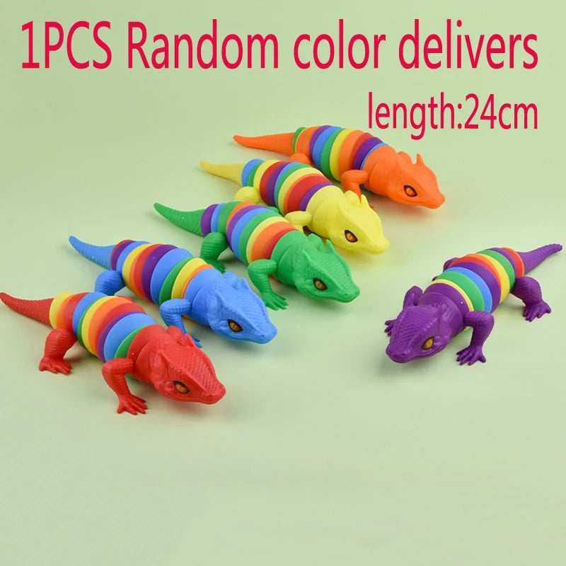 2025 New Fidget Slug Toy for children  3D Colorful Sensory Slug Relieves Fun Decompression Toy Creative Twist Fox/Ant/Fidget Toy
