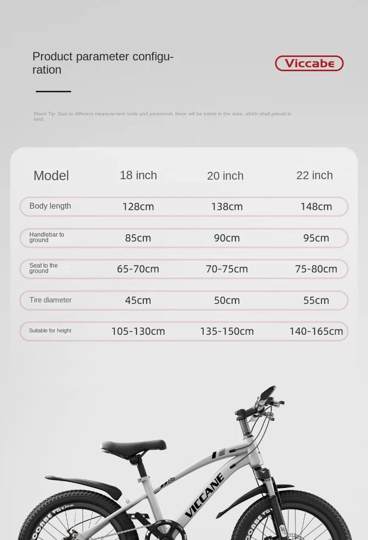 20 Inch Adult Children's Bicycles Boys Aged 6-12-15 Teenagers Middle School Students Girls Variable Speed Mountain Bikes Ultra