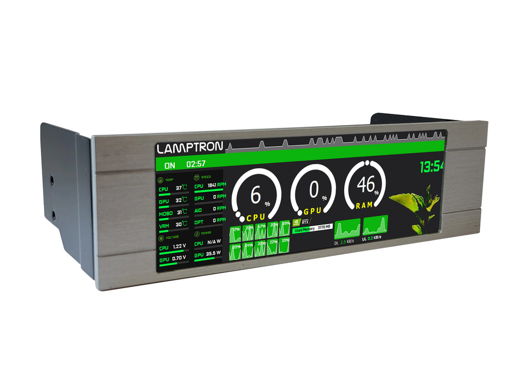 Lamptron HM049 Echtzeit-Überwachungshardware für PC - Systemüberwachungstool