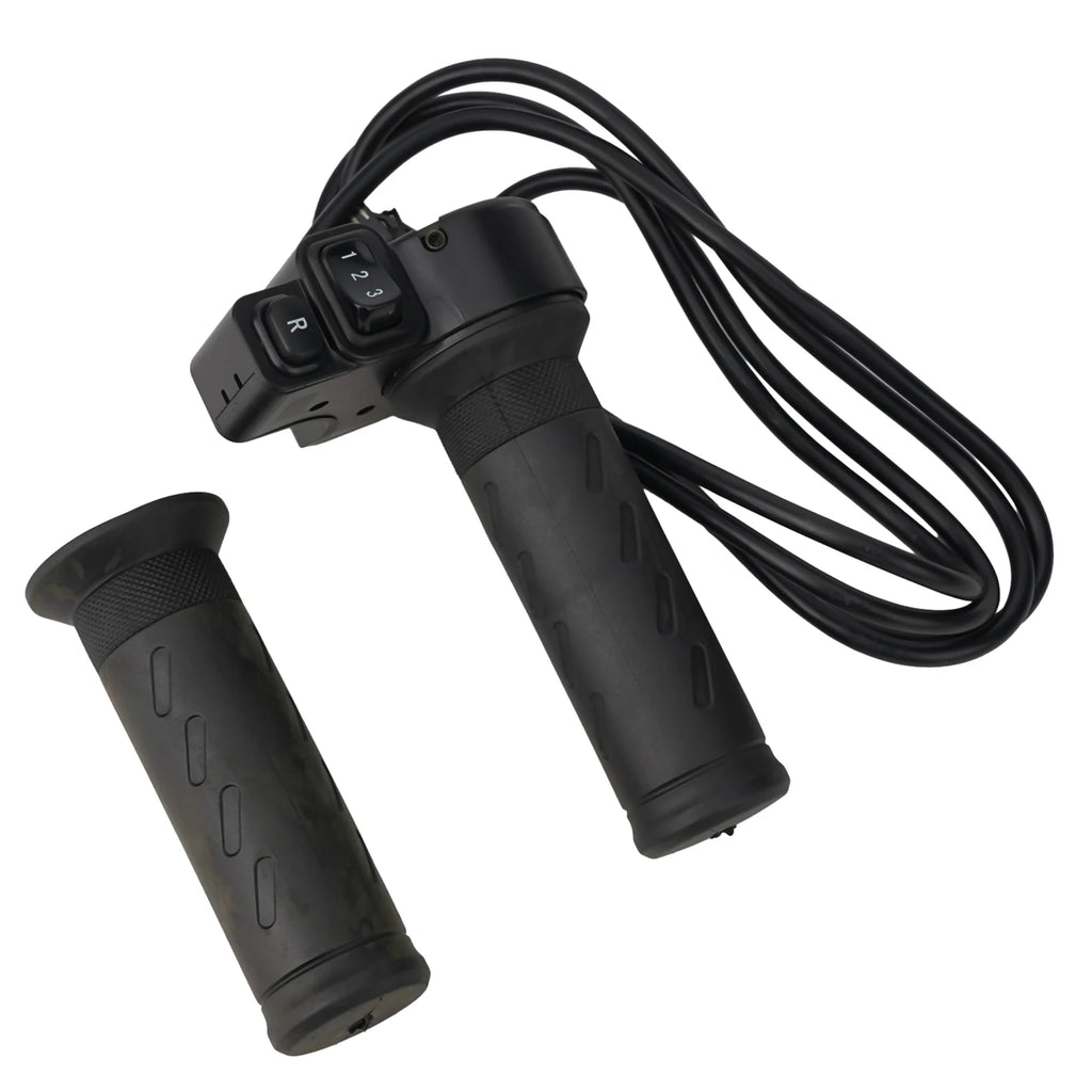 1Pair 3 Speed EBikeTwist-Speed Throttle Ebike Right/Left Handle Helf Twist-Throttle 24V 36V 48V 72V For Electric Scooter Bicycle
