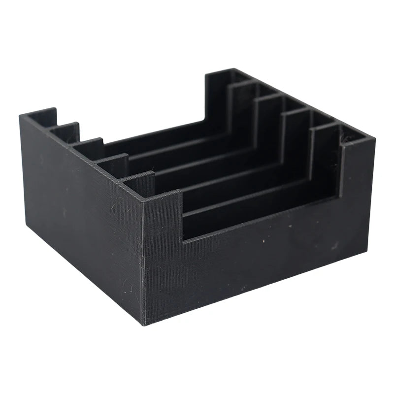 Festplatten-Aufbewahrungsbox 3,5-Zoll Mechanische Festplatten-Aufbewahrungsbox Schwarzes Aufbewahrungsregal Organizer Halter Regal Wohnwagen-Zubehör