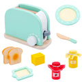 DIY Wooden Kitchen Toy Pretend Play Simulation Model Set Coffee Machine Cooking Educational Toys Gift For Children Kids Girls