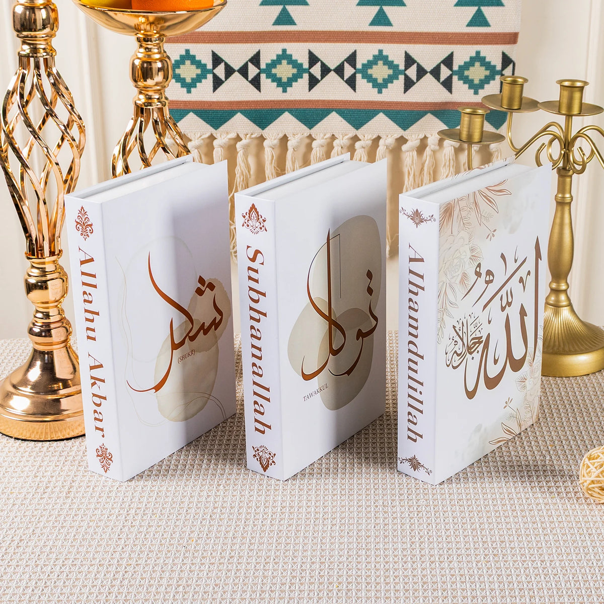 Islamic Serie Fake Book Boxs for Coffee Table Decoration Living Room Fashion Prop Books Home Decoration Model Room Accessories