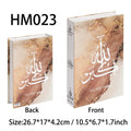 Islamic Luxury Fake Book Decorative Books Storage Box Coffee Table Interior Decoration Kaaba Mosque Muslims Bedroom Home Decor