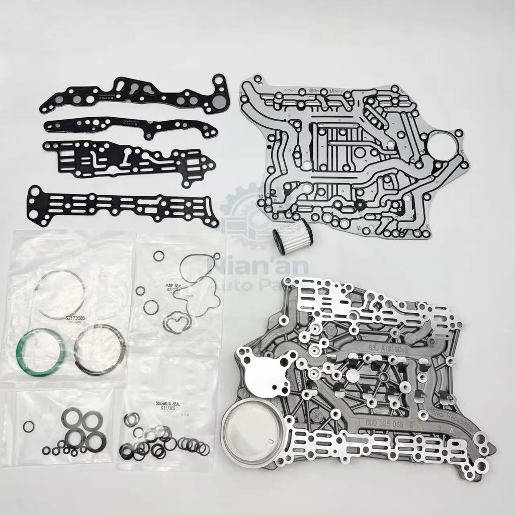 0DD DQ400 DQ400E Automatikgetriebe Ventilkörperplatte Filter Dichtungen O-Ringe Reparatur- und Überholungskit für Hybrid VW Arteon Passat AUDI