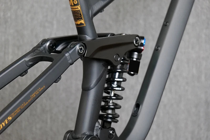 Bicycle Soft Tail Frame, Trunnion，Full Suspension, 29/27.5ER Boost, 148mm,Aluminium,  Travel 175mm 4 Links,MTB, AM DH Cycling