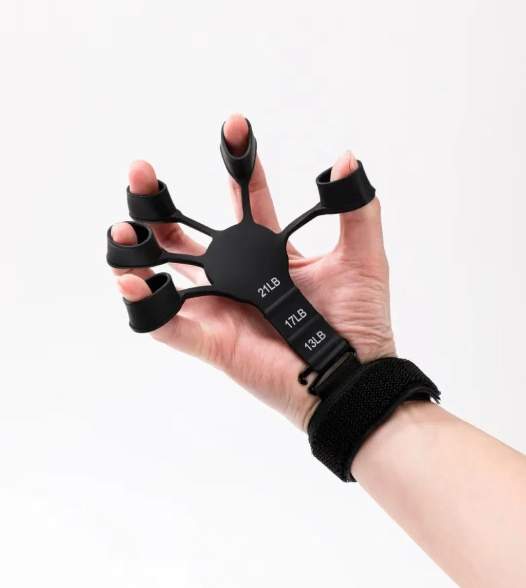 Hand- und Fingertrainer, Verstellbarer Griffstärker für Sportler, Musiker, Postoperative Rehabilitation & Kraftaufbau