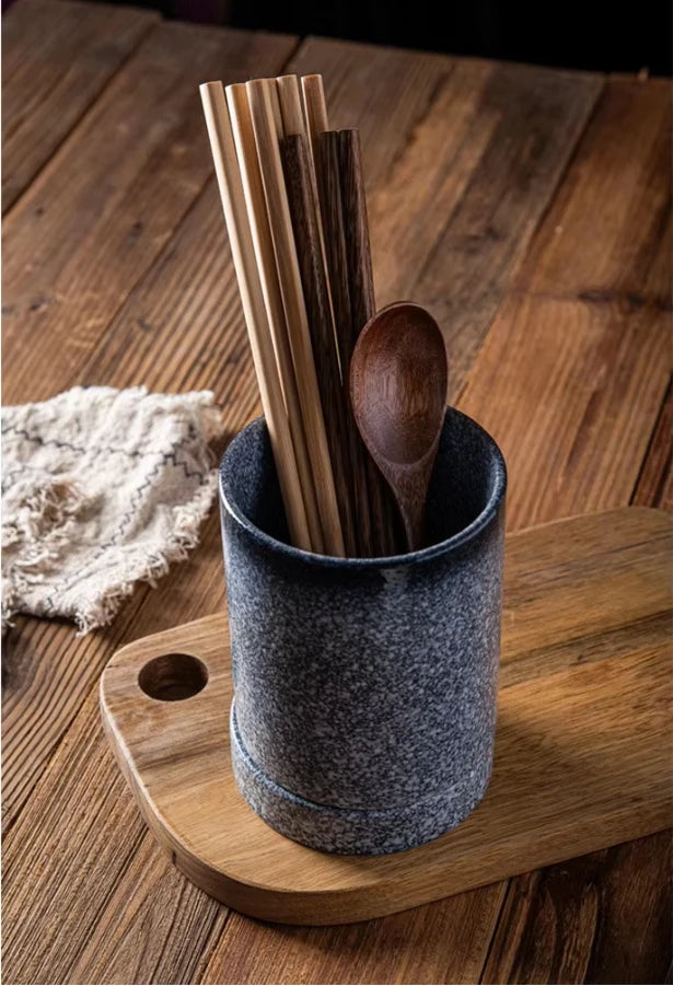 Japanese Ceramic Kitchen Restaurant Household Drain Chopsticks Storage Rack Chopsticks Box Creative Tableware Kitchen Supplies