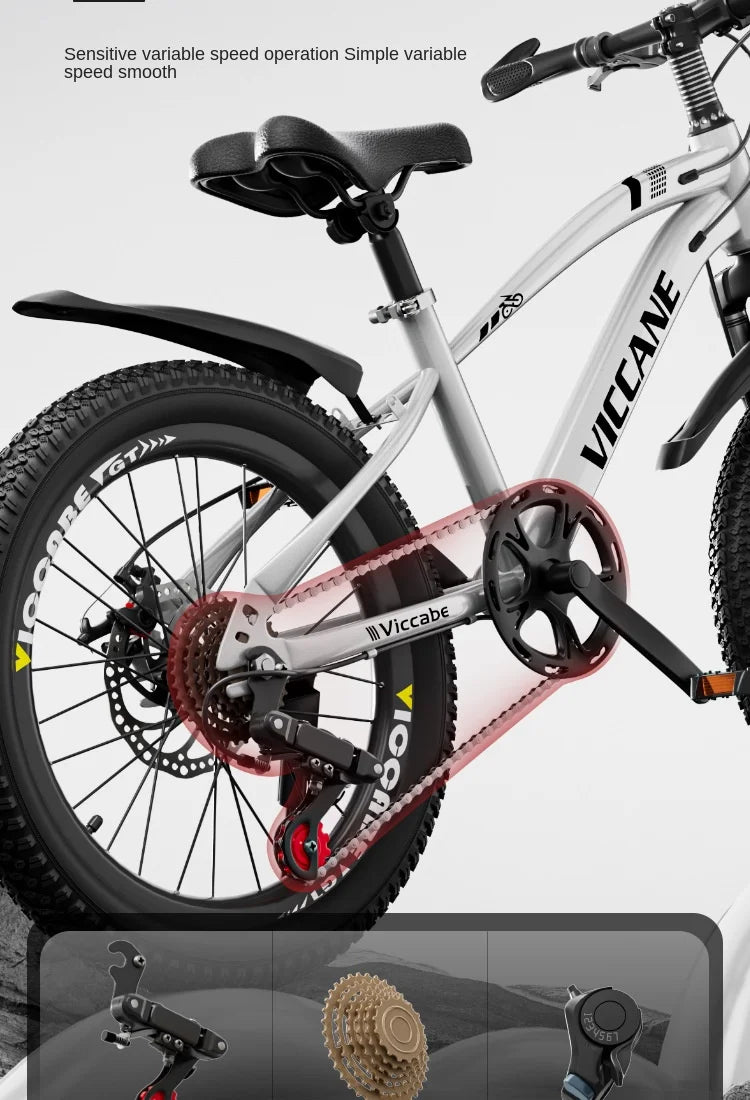 20 Inch Adult Children's Bicycles Boys Aged 6-12-15 Teenagers Middle School Students Girls Variable Speed Mountain Bikes Ultra
