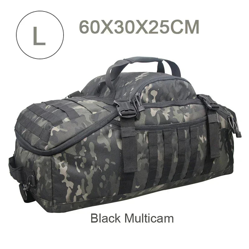 25L 45L 80L Large Duffle Bag Tactical Backpack Outdoor Camping Bags Molle Men Backpacks Travel Bag for Hiking