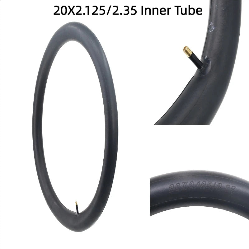20-Inch E-Bike Inner Tube (20X2.125/2.35): High-Quality Rubber, Durable for Electric Bicycles