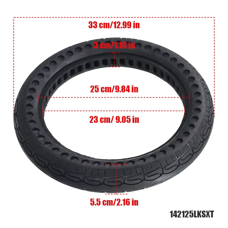 14X2.125  electric vehicle scooter without inflatable explosion-proof solid tire for Folding Electric Bicycle E-bike Accessories