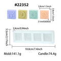 Islamic Themed Silicone Soap Molds Mosque/Crescent/Geometric Pattern Designs DIY Handmade Soaps Ramadan Gifts Eid Decor Muslim
